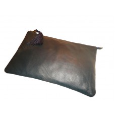 Handmade evening leather handbag
